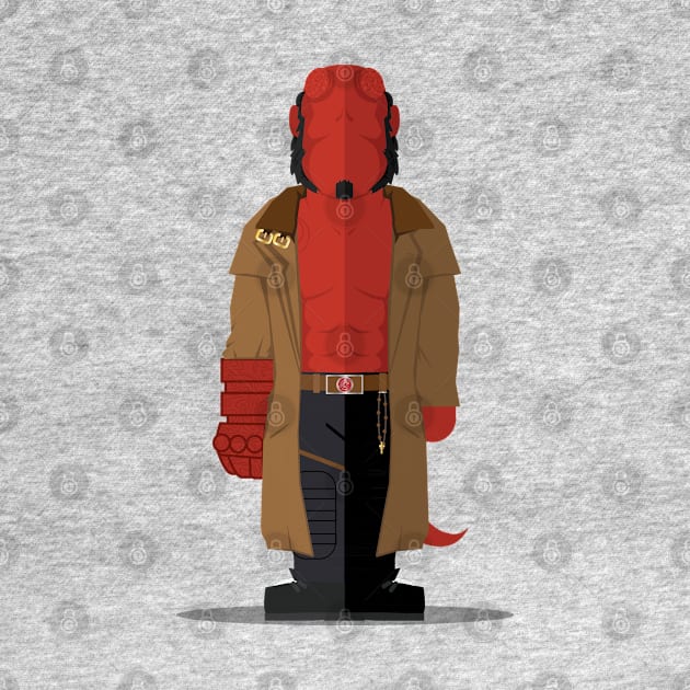 Hellboy Minimalist by hello@jobydove.com